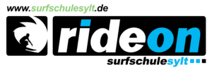 Logo rideon surfschule sylt